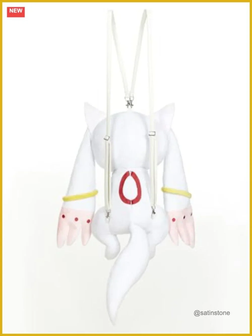 Officially Licensed Kyubey Anime Backpack, Spacious Polyester Backpack